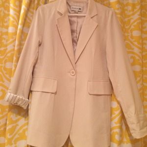 Cream Blazer