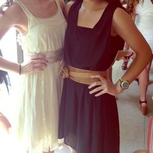 Black High-Low dress