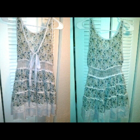 GORGEOUS LACE & SHEER TUTU DRESS