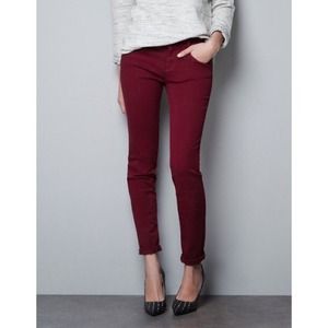 Zara Jeans - Zara burgundy jeans Zara Jeans - Zara burgundy jeans