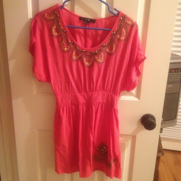 💖Tunic style coral F21 blouse💖