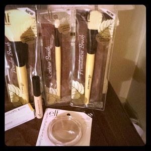 Makeup lot, the balm, elf brushes, bronzer primer