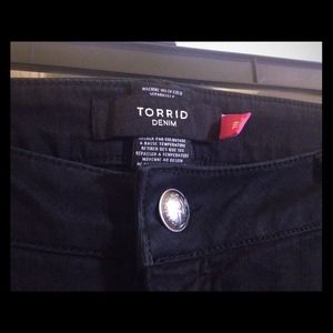 Black skinny jeans by Torrid size 18