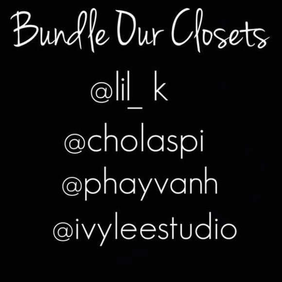 Bundle items from 4 Closets and save on shipping!