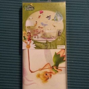 Disney fairies glitter wall decals