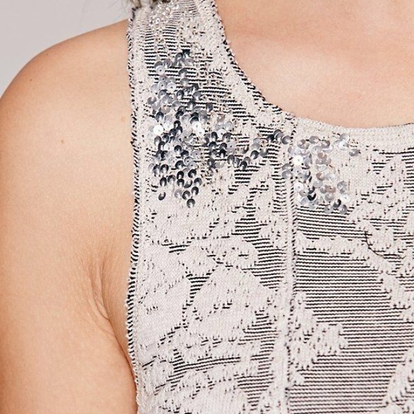 SOLD OUT small free people sparkle tank - Picture 2 of 2