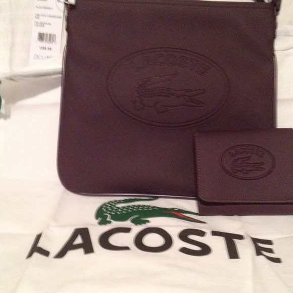 💥💥SOLD💥💥authentic Lacoste crossbody and wallet
