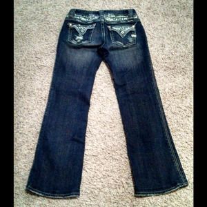 Miss Me Camo Bling Cutout Jeans