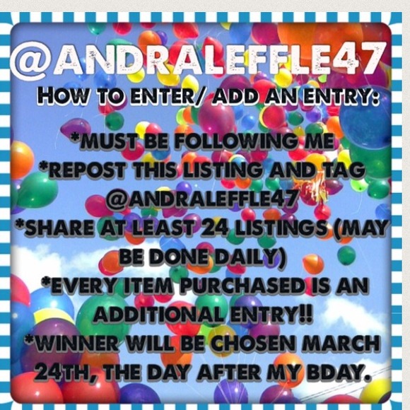 Giveaway for @Andraleffle47's 24th Birthday - Picture 2 of 2