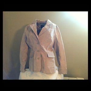 RUE 21 Tan ,Leather Jacket, (L)