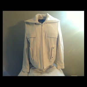 IZOD Cream Wool Jacket (M)