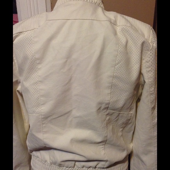 Collectionb off white faux leather jacket - Picture 4 of 4