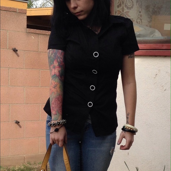 Black button down - Picture 2 of 2