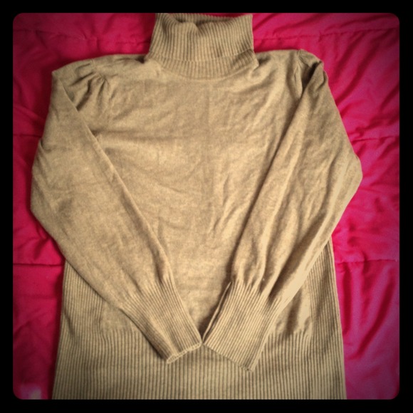 Cozy Beige Turtleneck