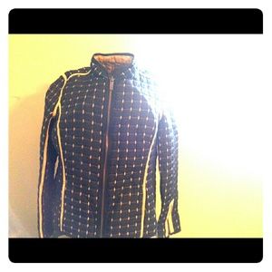 Reversible Silk Jacket, Black n Gold (S)