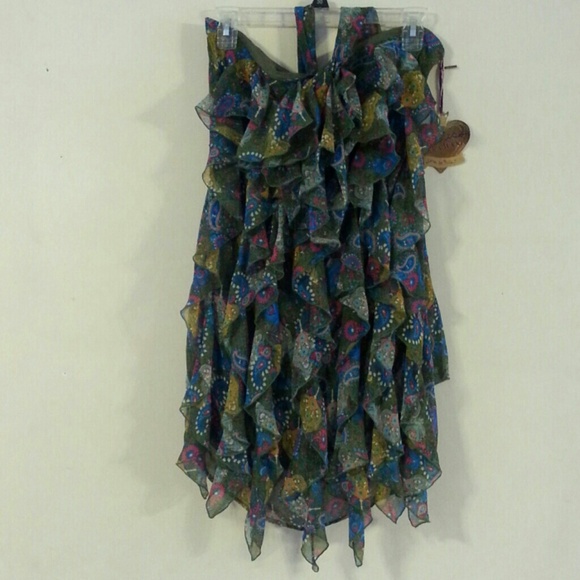 Dark green dress
