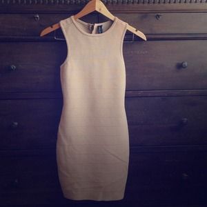 Tan Guess by Marciano bandage dress