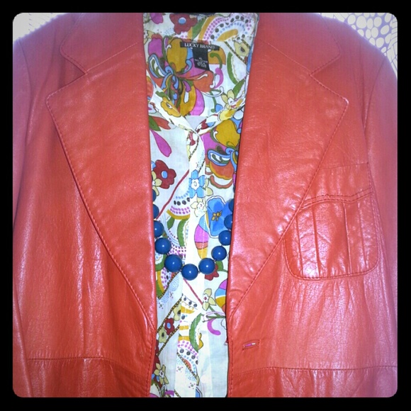 Lucky Brand sheer button up shirt