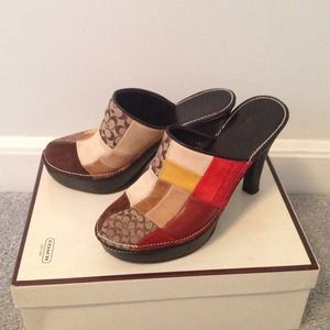 Coach slide on heels