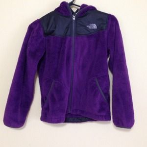 Purple kids North Face