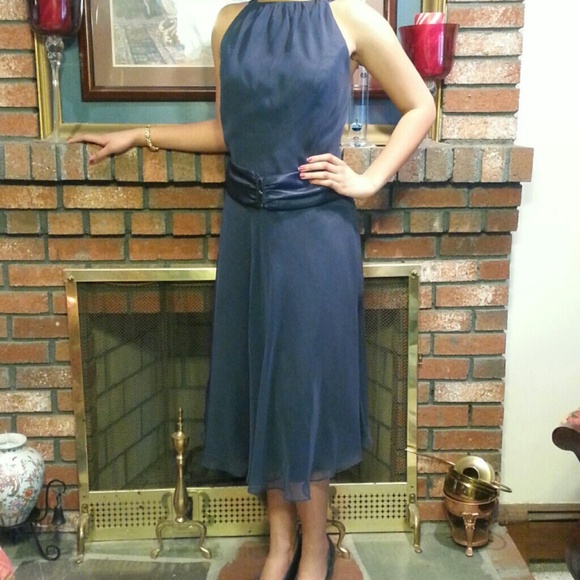 Navy blue dress