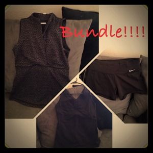 Lulu lemon tops times 2! Nike shorts bundle!