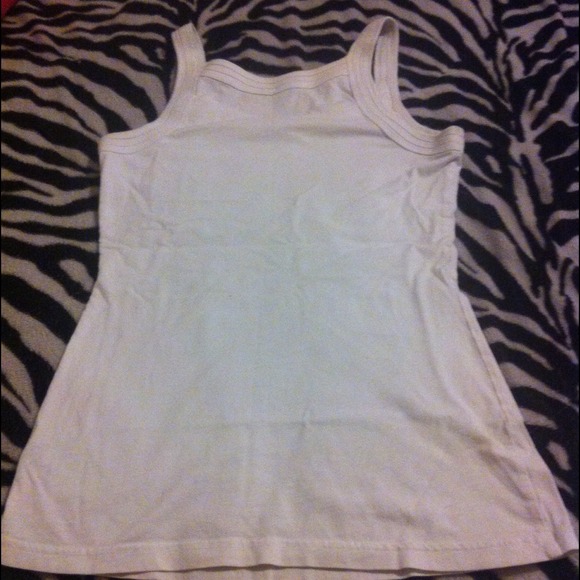 White Tank Top - Picture 2 of 3