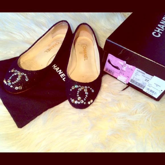 NOT FOR SALE* Authentic Chanel Swarovski ballet