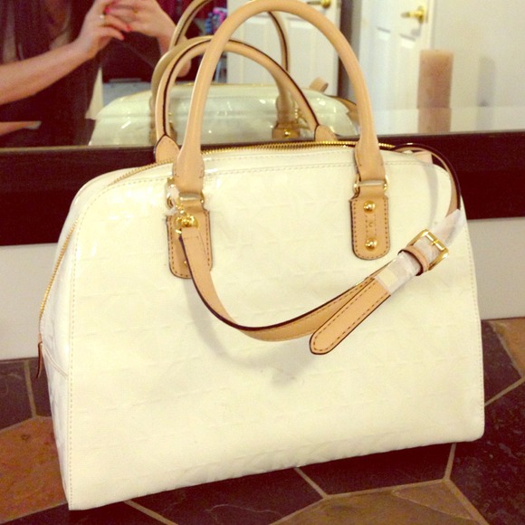 SOLD White Michael kors bag