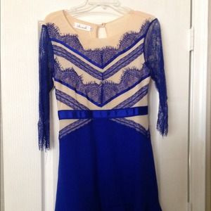 Blue Party Dress