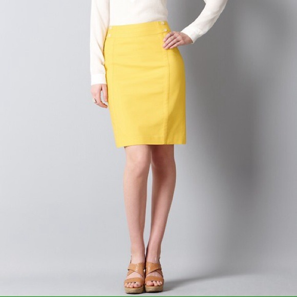 Loft Textured Pique Pencil Skirt - Picture 1 of 4