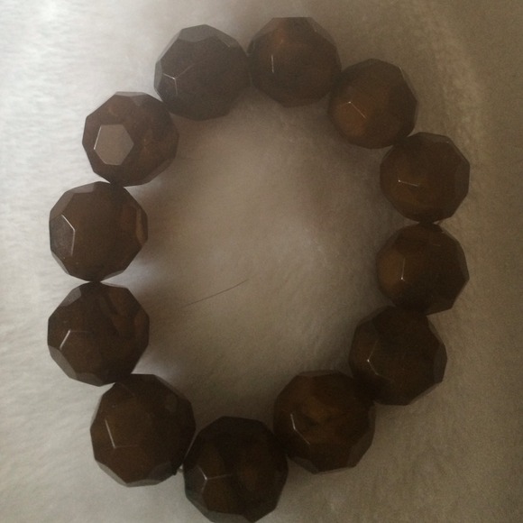 White House Black Market Brown crystal bracelet