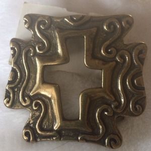 Fossil brassvBelt buckle