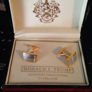 Donald Trump 2 Toned Cufflinks