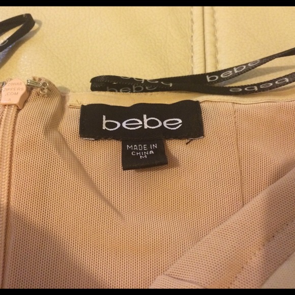 BEBE blush colored jeweled dress - Picture 4 of 5