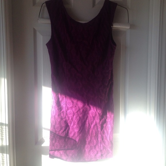Plum color mini dress from forever 21