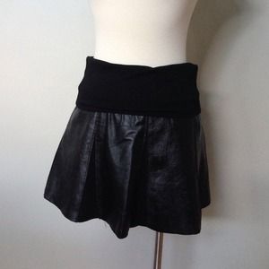 Leather skirt