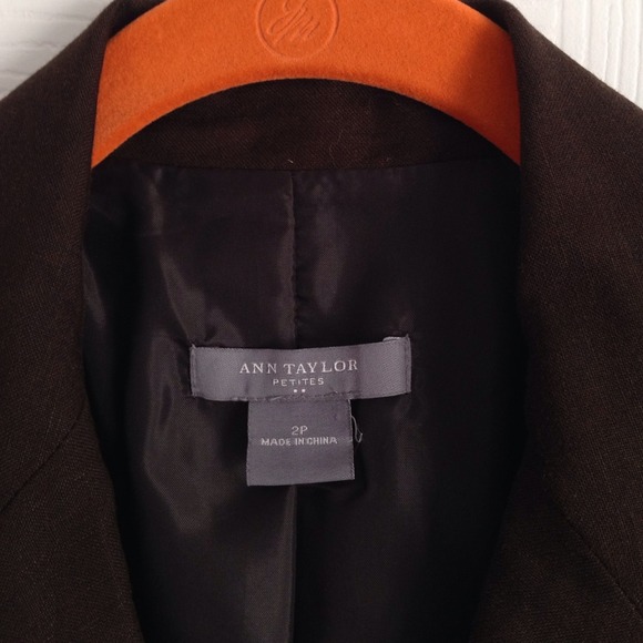 ANN TAYLOR brown jacket size 2P - Picture 1 of 4