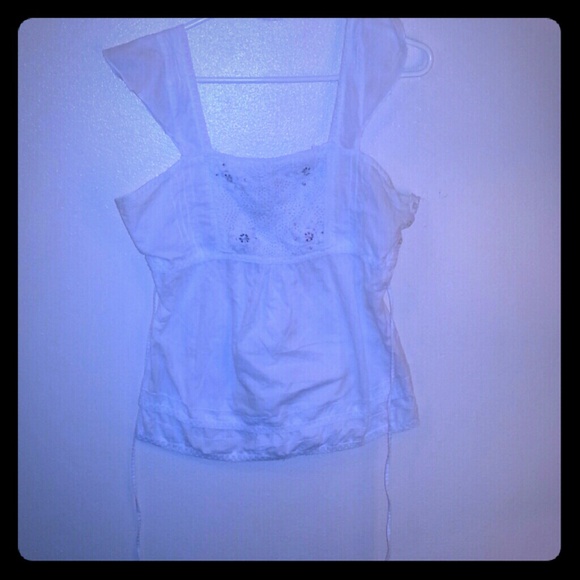 White summer tank/blouse
