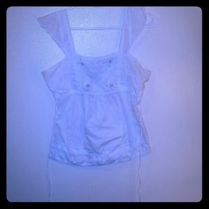 White summer tank/blouse