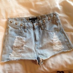High waisted forever 21 shorts