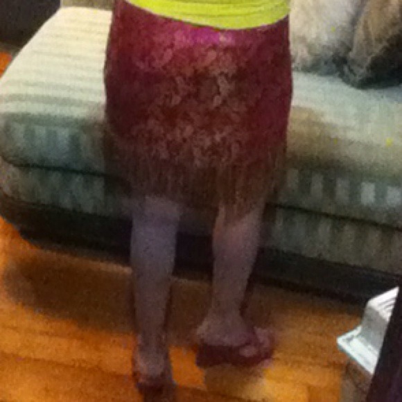 Asian Inspired Mini Skirt W/ Fringe🎀NWT - Picture 2 of 3