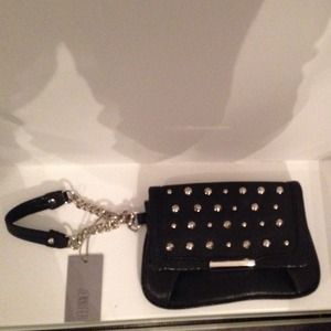Jennifer Lopez BRAND NEW studded clutch