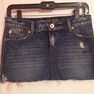 Abercrombie mini denim skirt