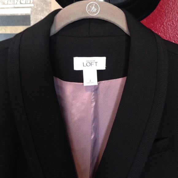 Ann Taylor Loft black blazer size 2 - Picture 1 of 4