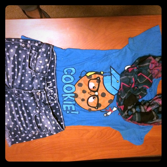 Blue Graphic Tee