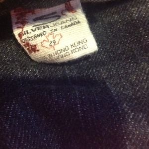 Silver jeans size 29.