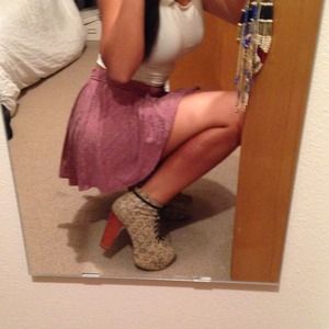 Jeffrey Campbell Lita Snakeskin & Lulu lemon