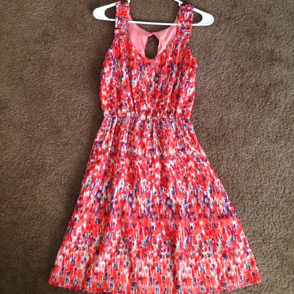 Coral dress