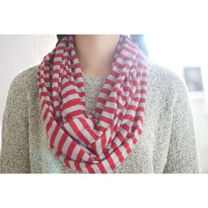 striped infinity scarf